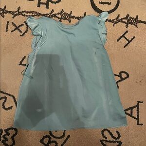 Wishlist Light Blue Satin Top